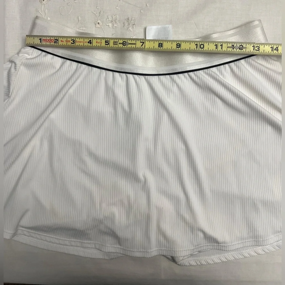 Nike Dri-FIT White Tennis Skort Skirt Shorts Size Large - Picture 7 of 8
